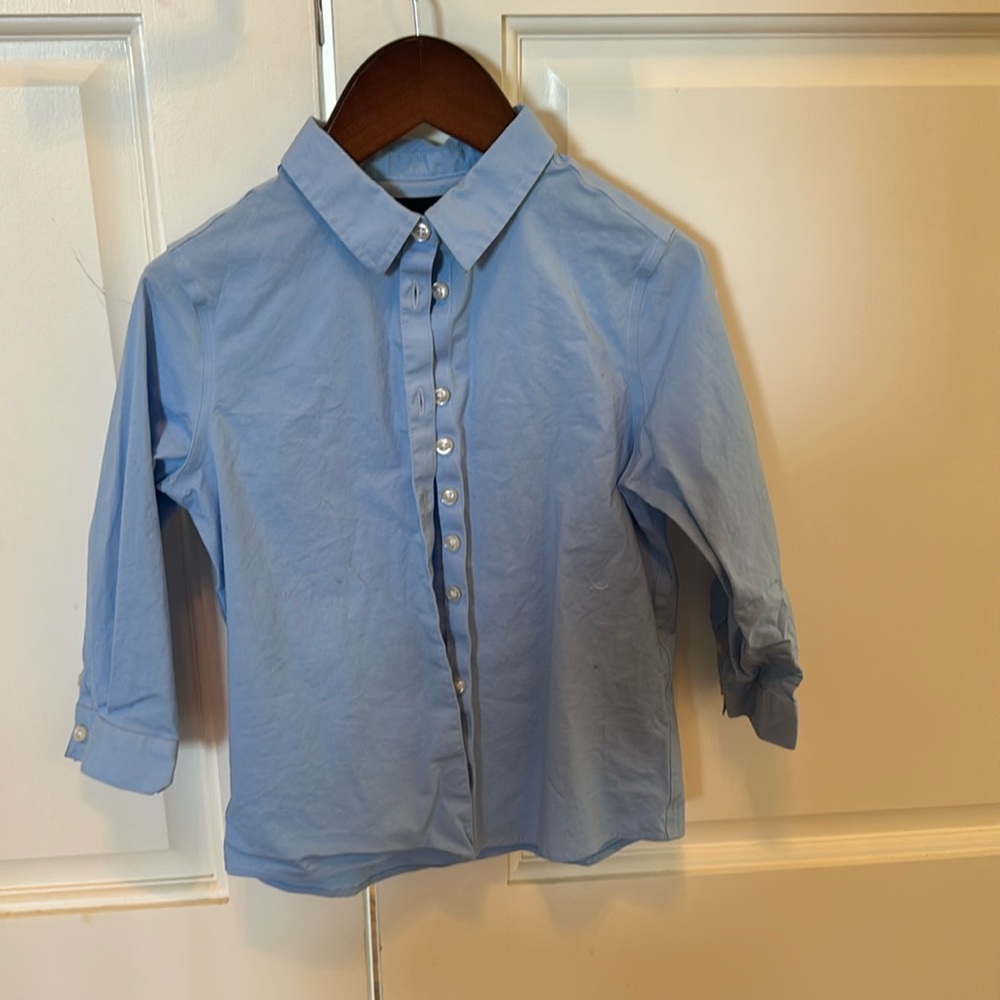 Lands End dress shirt in light blue. Us size 7